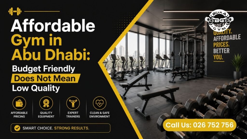 Affordable Gym in Abu Dhabi - Boxa Gym - Best gym in Abu dhabi
