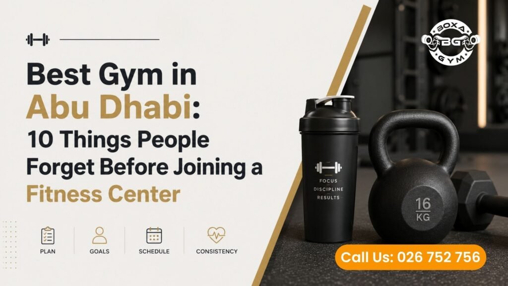 Best Gym in Abu Dhabi - Boxa Gym Abu Dhabi