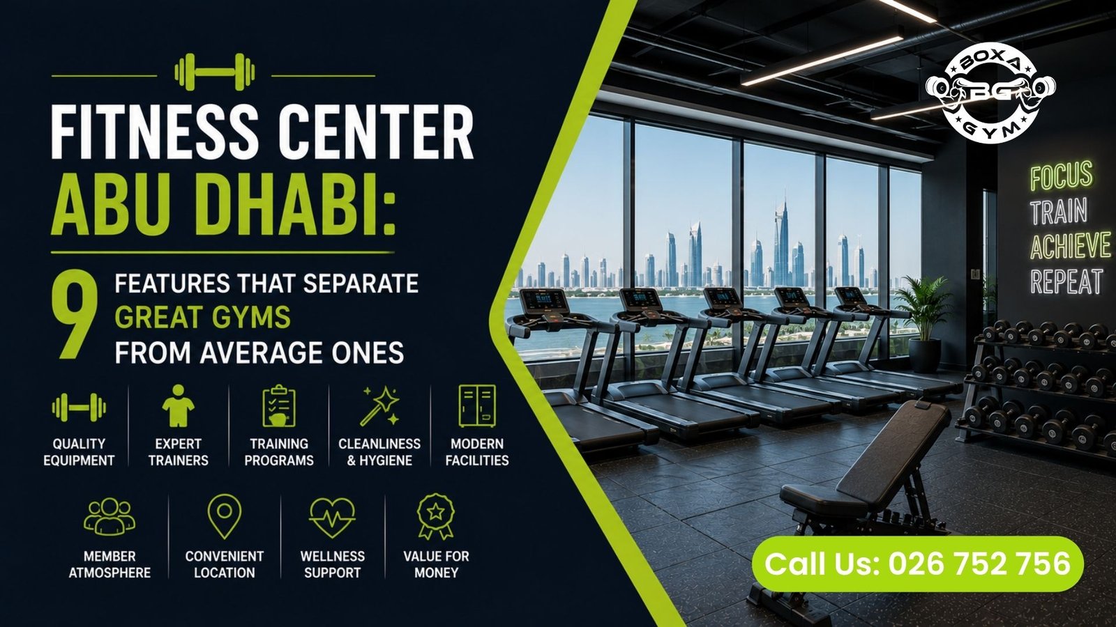 Fitness Center Abu Dhabi - Boxa Gym - Best gym in Abu dhabi