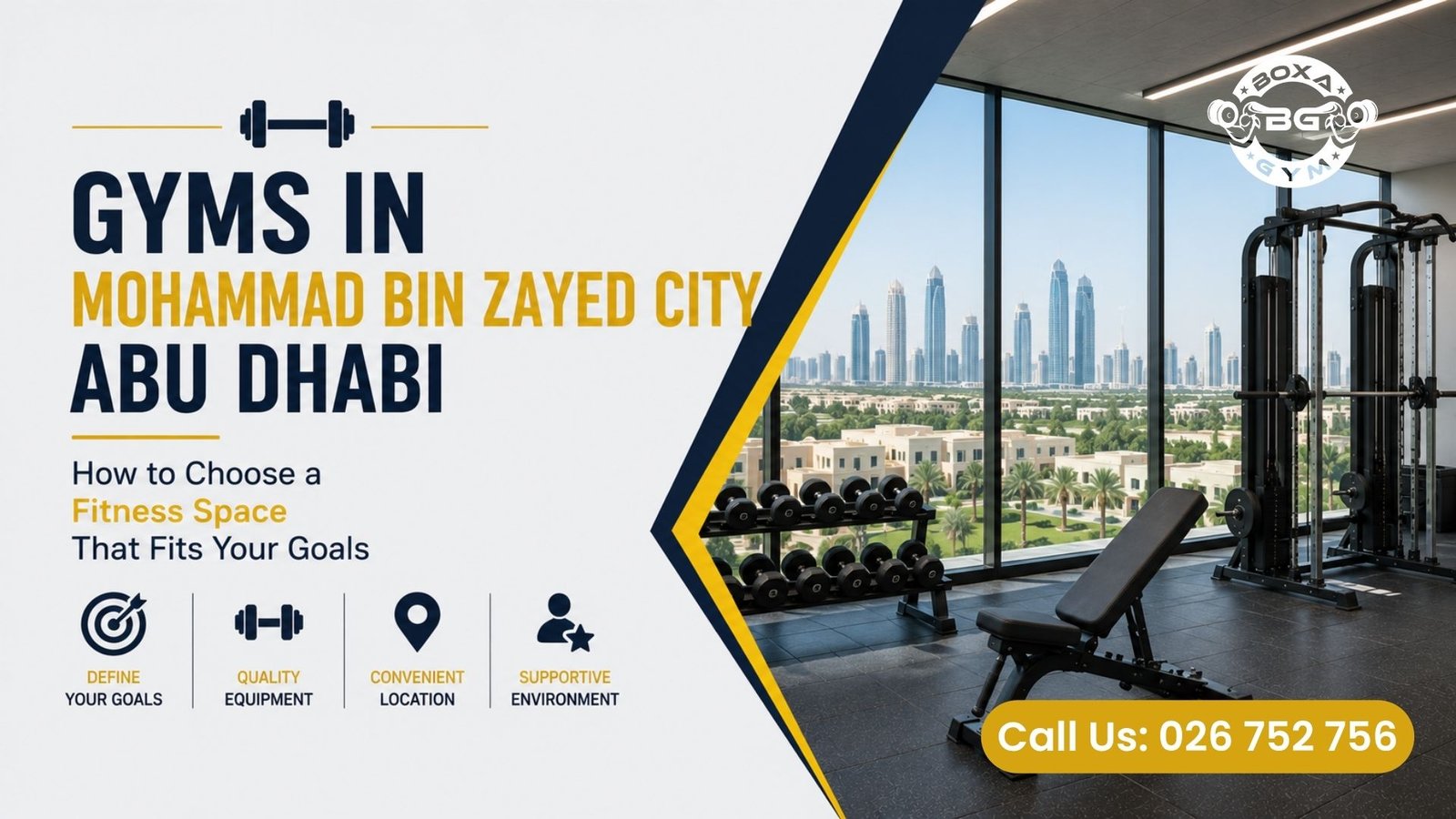 Gyms in Mohammad Bin Zayed City Abu Dhabi - Boxa Gym - Best gym in Abu dhabi