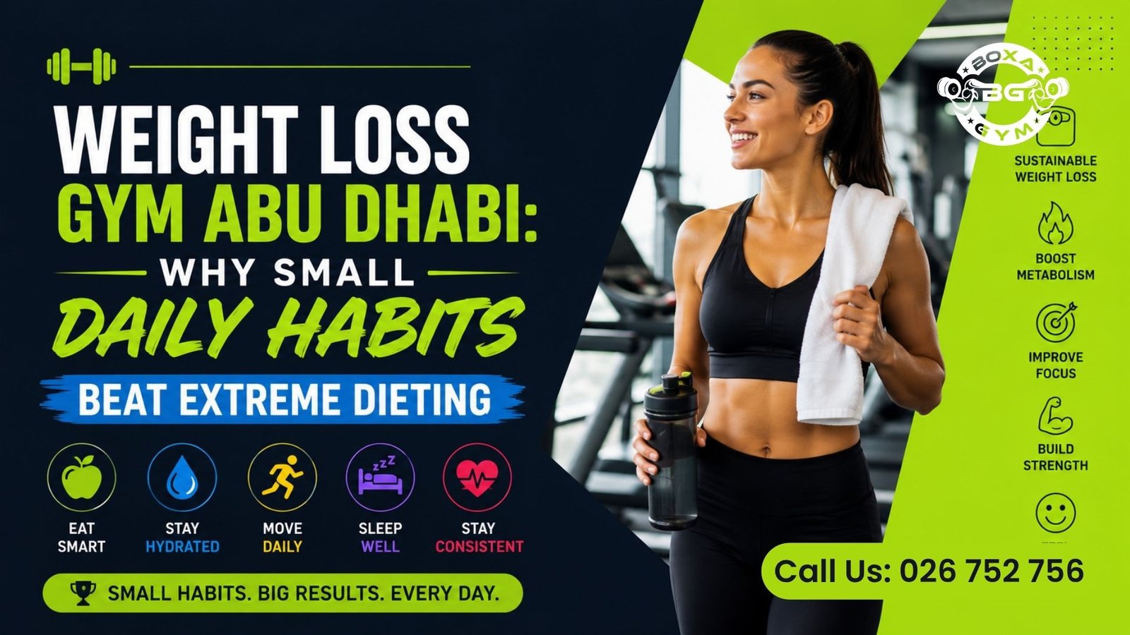 Weight Loss Gym Abu Dhabi - Boxa Gym - Best gym in Abu dhabi