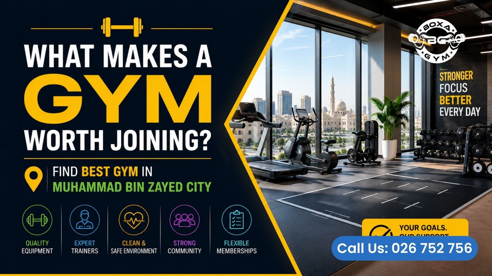 Best Gym in Muhammad Bin Zayed City - Best gym in Abu dhabi