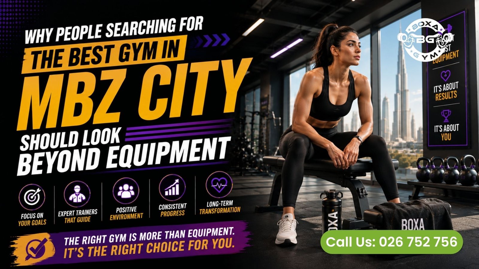 Best Gym in MBZ City - Best gym in Abu dhabi